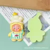 Acessórios pequenos de resina para DIY de desenho animado, em formato de estrela, para meninos, cola de cor creme, presilhas de cabelo, capas de celular, chaveiros para sapatos, chaveiros