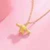 Colar Pingente Cachorro de Orelha Grande Sanrio Pingente Pequeno Distinto e Delicado Versão Mini Fofa Presente Feminino