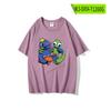 Camiseta de manga corta periférica del juego Rainbow Friends, de venta caliente transfronteriza, de verano, estilo coreano, de algodón, de media manga, ropa holgada