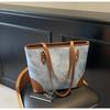 Bolsa Transfronteiriça de Grande Capacidade Bolsa Feminina 2025 Nova Moda High-End Versátil Bolsa para o Dia a Dia Bolsa Tote de Ombro Único Axilar