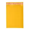 Sacos com Bolhas de Papel Kraft Amarelo Espesso, Sacos Autoadesivos, Envelopes para Envio Rápido de Roupas, Sacos de Embalagem, Sacos de Espuma, Exclusivamente para Uso Transfronteiriço
