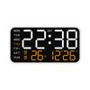 Nuevo reloj electrónico sin bordes, multifunción, colgante, de doble propósito, reloj digital, pantalla, reloj de pared para sala de estar 6617