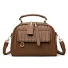 2026 textura de couro macio, bolsa de ombro casual minimalista para o dia a dia, nova bolsa feminina transfronteiriça, bolsa transversal elegante e simples