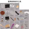 Ferramentas para Fazer Incenso, Contas de Incenso, Kit de Incenso Artesanal, Contas de Incenso para Pulseira, Bolas de Incenso, Enfeites para Pendurar no Carro, Kit para Iniciantes