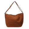 2024 Cor Sólida Moda Personalizado Diário Casual Bolsa Simples Bolsa Feminina Bolsa de Ombro Crossbody Bolsa Pano Bolsa Feminina