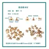 Tornillos de Registro de Girasol de Cobre Puro, Remaches, Accesorios para Cinturones, Tornillos de Refuerzo Impresos, Grapas Decorativas para Papelería