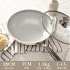 Cerâmica Wok Panela Antiaderente Concha Doméstica Porcelana Wok Maifan Pedra Fundo Plano Frigideira Profunda Fogão de Indução Utensílios para Fritar a Gás