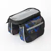 Bolsa de Selim Camuflada para Mountain Bike Bolsa para Guidão de Bicicleta com Marcador de Quilometragem Bolsa para Celular Acessórios de Equipamento para Ciclismo