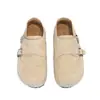 Zapatos Birkenstock de estilo británico con suela gruesa de doble uso para mujer, nuevo modelo otoño 2026, mocasines retro que aumentan la altura, mocasines sin cordones