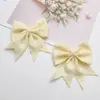 Novo Estilo Coreano Fita de Diamante Estampada à Mão Cantoneira Pendurada Acessórios de Laço Xadrez DIY para Bolsas e Roupas Acessórios Semi-Acabados