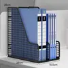 Estante para Archivos Estantería de Metal Multicompartimento Marco de Hierro para Documentos Estante para Archivos de Escritorio Estación de Trabajo para Papel A4 Organizador de Escritorio