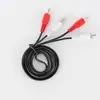 Cable AV Plano de Cuatro Cabezas RCA de 1.4m Cable de Audio Cable para Mezcladora Cable Lotus Cable de Alimentación Tarjeta de Sonido Retardante de Llama y Duradero