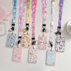 Serie M Sanrio Forma de Gato Lindo Dibujo Animado Insignia de Recogida/Entrega de Tarjeta de Autobús Infantil Insignia Escolar de Jardín de Infancia Portatarjetas Retráctil