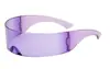 Gafas de fiesta cyberpunk bola de una pieza gafas de sol tecnológicas gafas de guerrero futuro parte de estilismo para fotos