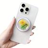 Serie de flores secas de alta permeabilidad, bolsa de aire magnética transparente, soporte para teléfono móvil, accesorios de carcasa para teléfono móvil MagSafe con flor real, venta al por mayor