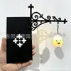 Estantería de Libros para Productos Nuevos Transfronterizos Luz de Linterna Iluminación de Estantería de Biblioteca Linterna Artesanías de Hierro