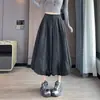 Elegantes Pantalones Túnica de Lunares para Mujer, Nuevos de Otoño/Invierno, Cintura Alta, Adelgazantes, Casual, Relajados, Pantalones Falda, Pantalones Cortos