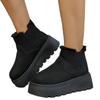 2025 Nuevas Botas de Nieve de Suela Gruesa para Mujer de Otoño e Invierno Zapatos de Algodón con Forro de Terciopelo Punta Redonda Botas de Algodón Amazon