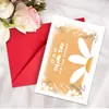 Selección de Colección de Tarjetas de Agradecimiento, Juego de Tarjeta de Felicitación con Sobre, Mensajes Escritos a Mano, Bendiciones, Tarjetas Plegables con Texto