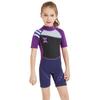 Traje de buceo para niños al por mayor, traje de baño de invierno cálido de 2,5 mm de grosor, traje de baño de una pieza para mujer para hacer snorkel, surfear, protección solar y a la deriva.