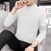 Nova camisa básica com gola alta meia-altura masculina e feminina, veludo dupla face, veludo alemão, outono e inverno, forrada com fleece, espessa, quente, slim fit para negócios, estampada