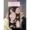 Gato de la Suerte Rosa Adecuado para iPhone 17 Pro Max Funda de Teléfono Apple 16 Ola Crema 14/13 Funda Blanda 15