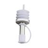 Fábrica reta SL055 aço inoxidável garrafa de óleo rolha óleo derramando plugue de silicone com capuz 2,4 centímetros tamanho da boca da garrafa