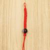 Lanyard para llavero con hebilla de nudo plano de nailon, cuerda tejida a mano con nudo plano, cuerda para llavero, venta al por mayor