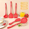 Pala de silicona de grado alimenticio directa de fábrica, sartén antiadherente de alta temperatura, pala de cocina, cuchara de cocina, generación de regalo