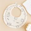 Toalha de Saliva para Bebê, Babador de Gaze de Algodão Infantil, Babador de Saliva para Bebê, Paninho para Regurgitação Anti-Vômito, Algodão Classe A