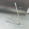 Suporte de Exibição de Pedras Galvanizadas em Liga Cluster de Cristais Metálico Acrílico Suporte Acessórios