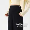 Pantalones de maternidad para otoño 2026, nuevo estilo de pantalones de pierna ancha de mezclilla sintética, pantalones largos que no aprietan la barriga, pantalones de maternidad de otoño