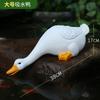 Adornos de Resina de Pato Bebiendo Animal Simulado para Exterior, Patio, Jardín, Piscina, Estanque de Peces, Decoración de Paisaje Acuático, Diseño de Paisajismo