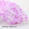 8mm jade jade roto sensación jade seda hielo craquelado cuentas de esmalte vidriado de color degradado diy hecho a mano collar de cuentas hecho a mano pulsera de cuentas hechas a mano