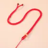 Colar Corda Trançada Coroa Pérola Degradê Pingente Ajustável Cordão Acessórios DIY Hanfu Venda Direta da Fábrica