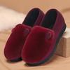 Mocasines para Mujer con Forro de Lana, Nuevo Modelo 2026, sin Cordones, para Exteriores, Cálidos, Suela Suave, Zapatos de Algodón Peludos de Suela Gruesa para Otoño e Invierno de Mamá