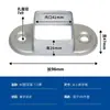 10 peças Conector Fivela de Fixação para Tubo Quadrado Base de Fixação para Poste Acessórios para Guarda-corpo Sem Solda Base de Ferro Galvanizado