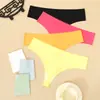 Ropa Interior Transfronteriza Sin Costuras Tallas Grandes, Bodie Sexy para Mujer Deportivo Transpirable T-Back, Cintura Baja Sin Costuras Estilo Europeo y Americano Transpirable