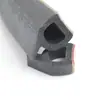 Tira de sellado impermeable para techo solar de coche tipo D grande con ranura, tira a prueba de polvo en forma de P para puerta, espuma de goma para consola central