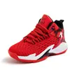 Zapatillas de Baloncesto para Niños de Caña Alta Primavera y Verano Nuevas Zapatillas para Niños Malla Transpirable Zapatillas para Niños Medianos y Grandes