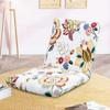 Funda de Silla Tatami Nueva Estampada Cuatro Estaciones Funda de Silla de Piso Funda de Silla Elástica a Prueba de Polvo Funda de Silla Transfronteriza