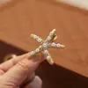Acessórios de Cabelo com Tema Oceânico com Pérolas, Metal e Strass, Presilhas Laterais para Franja, Presilhas Tipo Bico de Pato Estrela do Mar Estilo Coreano, Itens de Venda Quente Transfronteiriços