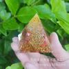 Pirâmide de Cascalho de Cristal Colada Artesanato de Cascalho Pirâmide de Cristal Desmagnetização Doméstica Ornamentos Fabricante Atacado