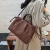 Bolso de Mano con Pliegues Suaves Estilo Coreano para Mujer 2026 Primavera Nuevo Simple Gran Capacidad Lujo Ligero Textura de Lichi Bolso Cruzado