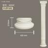 Tira Decorativa Tallada a Mano con Línea de PU Estilo Europeo, Cabezal de Columna Romana de PU Cilíndrico Estilo Europeo, Materiales de Construcción para Decoración de Pilares, Materiales de Decoración para el Hogar