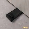 Batente de porta anti-colisão de silicone, batente de porta sem furação, bloqueador de porta à prova de vento para casa, fixador de porta de quarto, protetor anti-esmagamento para crianças