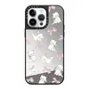 Funda para Teléfono Móvil con Lazo Gatito Adecuada para Iphone16Promax Apple 15Pro Chica Creativa 14P Espejo 13