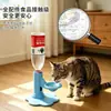 Dispensador automático de agua para mascotas para gatos y perros, universal para agua embotellada, soporte invertido, no necesita filtro, no eléctrico, comedero de agua a prueba de derrames