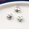 Colgante de Calabaza de Plata de Ley Cuentas Cuadradas Tejidas Cuentas Espaciadoras Accesorios Plata Lisa Retro Accesorios de Corazón Material para Manualidades