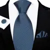 Conjunto de Corbata de Tres Piezas para Hombre 8cm Ropa Formal de Negocios Corbata Bordada Jacquard de Seda de Poliéster Logo Corbata Atada a Mano Personalizada